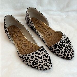 Malibu Blowfish Animal Print Flats